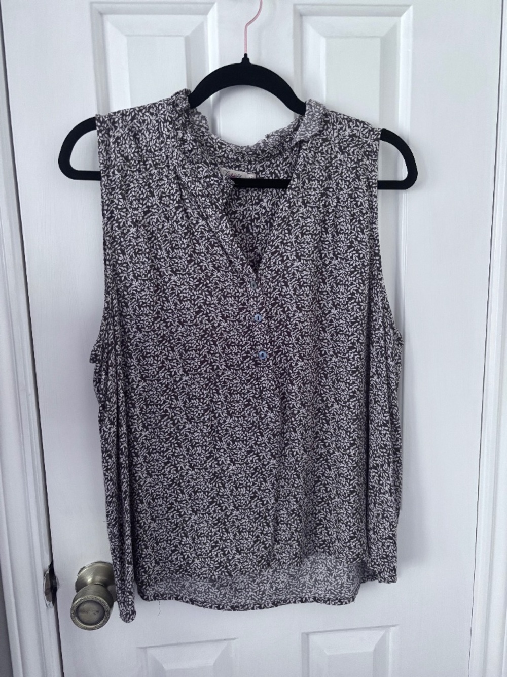 Faherty Faith Sleeveless Blouse Size L
